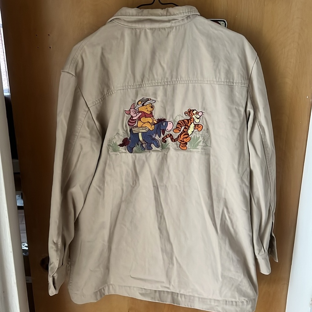 Size L - Disney Cream Jacket with Winnie the Pooh Design